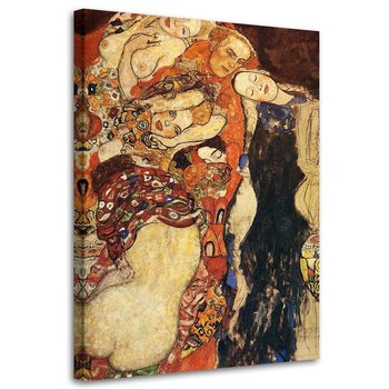 Obraz na płótnie FEEBY, Panna Młoda - G. Klimt reprodukcja 80x120 - Feeby