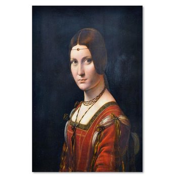 Obraz na płótnie FEEBY, REPRODUKCJA La Belle Feronierre- Da Vinci, 70x100 - Feeby