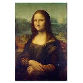 Obraz na płótnie FEEBY, REPRODUKCJA Mona Lisa - Da Vinci, 40x60 - Feeby