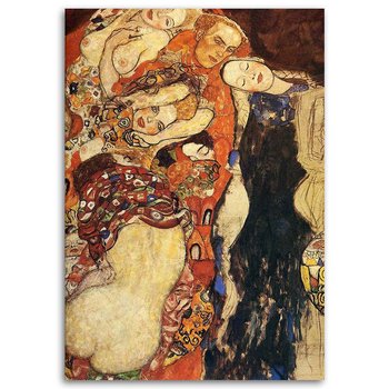 Obraz na płótnie FEEBY, REPRODUKCJA Panna Młoda - G.Klimt, 60x90 - Feeby