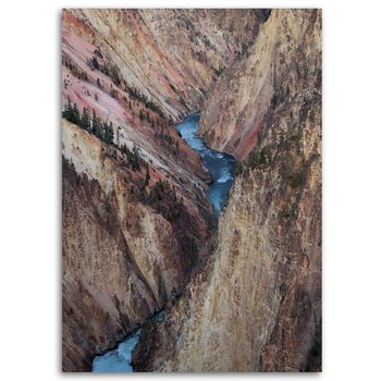 Obraz na płótnie FEEBY, Rzeka Góry Natura Przyroda 70x100 - Feeby