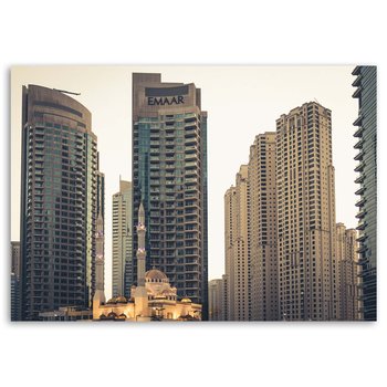 Obraz na płótnie FEEBY, Wieżowce w Dubaju 100x70 - Feeby