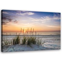 Obraz na płótnie FEEBY, Zachód słońca na plaży 60x40 Feeby