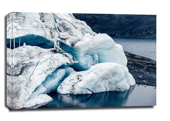 Obraz na płótnie, GALERIA PLAKATU, Czoło lodowca Pastoruri, 120x90 cm - Galeria Plakatu