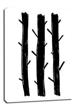Obraz na płótnie, GALERIA PLAKATU, Drzewa, 61x91,5 cm - Galeria Plakatu