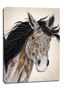Obraz na płótnie, GALERIA PLAKATU, Feathered Horse, 61x91,5 cm - Galeria Plakatu