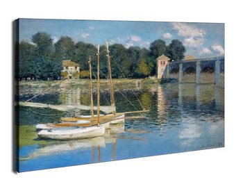 Obraz na płótnie, GALERIA PLAKATU, Le pont d argenteuil Claude Monet - obraz na płótnie, Claude Monet, 120x90 cm - Galeria Plakatu