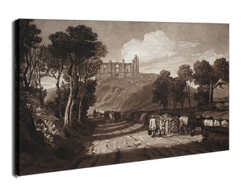 Obraz na płótnie, GALERIA PLAKATU, Liber Studiorum St, William Turner, 70x50 cm - Galeria Plakatu