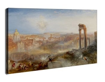 Obraz na płótnie, GALERIA PLAKATU, Modern Rome Campo Vaccino, William Turner, 70x50 cm - Galeria Plakatu