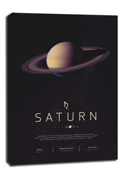 Obraz na płótnie, GALERIA PLAKATU, Saturn, 20x30 cm - Galeria Plakatu