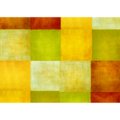 Obraz na płótnie Geometryczne wzory, zielono-żółty, 1 element - Art-Canvas