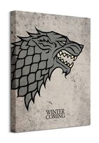 Obraz na płótnie Gra o Tron Herb Stark Game Of Thrones obrazy na ścianę 40x50 cm GAME OF THRONES