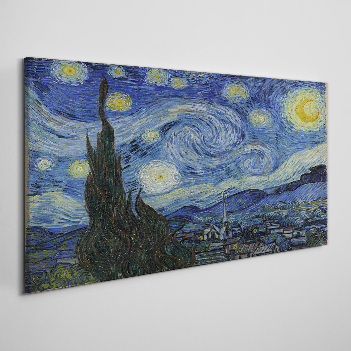 Obraz Na Płótnie Gwiaździsta Noc Van Gogh 100x50 - Coloray | Sklep ...