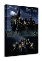 Obraz na płótnie Harry Potter Hogwarts School obrazy na ścianę do salonu 40x50 cm Art Group