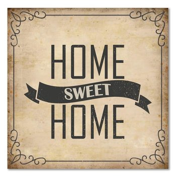 Obraz na płótnie, Home sweet home, 80x80 cm - Caro