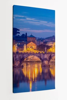 Obraz na płótnie HOMEPRINT, Bazyliki św. Piotra, panorama, Watykan, Rzym, Włochy 60x120 cm - HOMEPRINT
