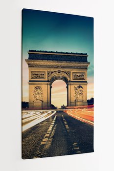 Obraz na płótnie HOMEPRINT, łuk triumfalny, zabytek, achitektura, Paryż, Francja 50x100 cm - HOMEPRINT