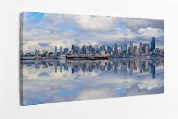 Obraz na płótnie HOMEPRINT, panorama Seattle 125x50 cm - HOMEPRINT