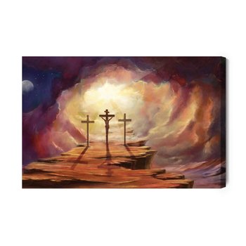 Obraz Na Płótnie Jezus Na Krzyżu 100x70 NC - Inny producent