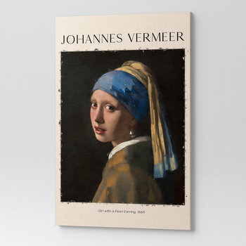 Obraz Na Płótnie Johannes Vermeer Dziewczyna Z Perłą Rep00076 80X120 - Wave Print