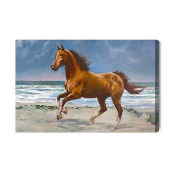Obraz Na Płótnie Koń Słońce I Morze 100x70 - Inny producent