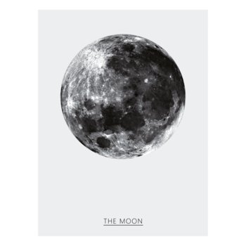 Obraz na płótnie: Księżyc, 50x70 cm - Art-Canvas