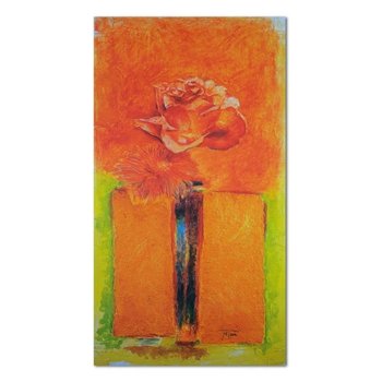 Obraz na płótnie, Kwiaty w wazonie, 60x80 cm - Caro