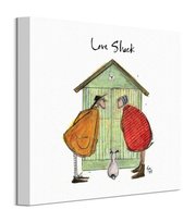 Obraz na płótnie Love Shack Sam Toft na ścianę do sypialni 30x30 cm Art Group