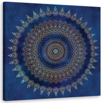 Obraz na płótnie: Mandala, abstrakcja, 60x60 cm - Feeby