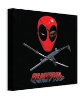 Obraz na płótnie Marvel Deadpool Eye Patch na ścianę do salonu 40x40 cm