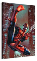 Obraz na płótnie Marvel Spiderman Web Sling na ścianę do pokoju dziecka 85x120 cm Marvel