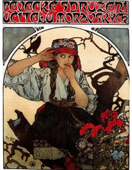 Obraz na płótnie Moravian Teachers' Choir - Alfons Mucha 60x45 - Fedkolor