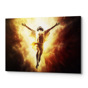 Obraz na płótnie na ścianę do salonu pokoju JEZUS CHRYSTUS REL00071 50x70 - Wave Print