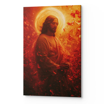 Obraz na płótnie na ścianę do salonu pokoju JEZUS CHRYSTUS REL00097 30x40 - Wave Print
