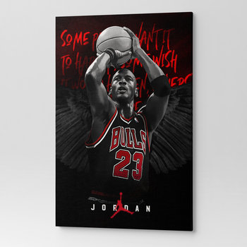 Obraz na płótnie na ścianę do salonu pokoju MICHAEL JORDAN POP00057 30x40 - Wave Print