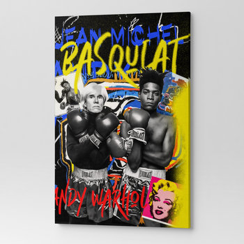 Obraz na płótnie na ścianę salon pokój Jean-Michel Basquiat POP00020 30x40 - Wave Print