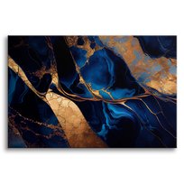Obraz na płótnie obrazy na ścianę do sypialni abstrakcja granat 80x120