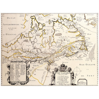 Obraz na płótnie Old Atlas Map No. 11 80x100 - Legendarte