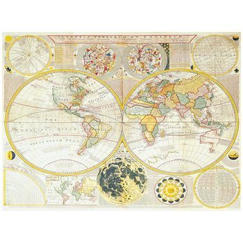 Obraz na płótnie Old Atlas Map No. 33 40x50 - Legendarte