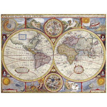 Obraz na płótnie Old Atlas Map No. 43 80x100 - Legendarte