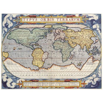 Obraz na płótnie Old Atlas Map No. 49 40x50 - Legendarte