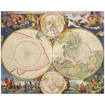 Obraz na płótnie Old Atlas Map No. 67 40x50 - Legendarte