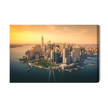 Obraz Na Płótnie Panorama Manhattanu 30x20 - Inny producent