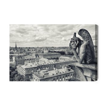 Obraz Na Płótnie Panorama Paryża 90x60 - Inny producent