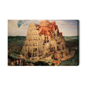 Obraz Na Płótnie Pieter Bruegel Wieża Babel Reprodukcja 90x60 - Inny producent