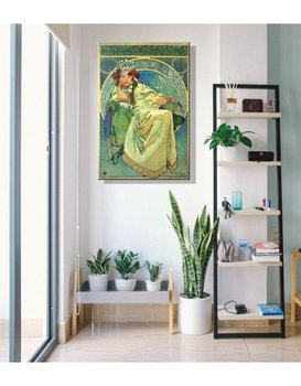 Obraz na płótnie Princess Hyazin - Alfons Mucha 70x45 - Fedkolor