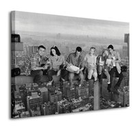 Obraz na płótnie Przyjaciele Friends Lunch on a Skyscraper obrazy na ścianę 80x60 cm Friends