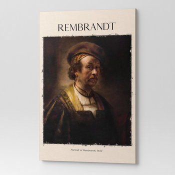 Obraz na płótnie REMBRANDT PORTRAIT OF REMBRANDT REP00043 70X100 - Wave Print