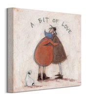 Obraz na płótnie Sam Toft A Bit of Love obrazy na ścianę do salonu 30x30 cm Art Group
