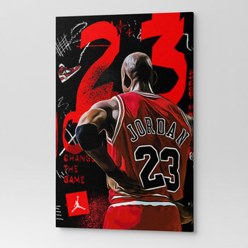 Obraz na płótnie ścianę do salonu pokoju MICHAEL JORDAN POP00002 30x40 - Wave Print